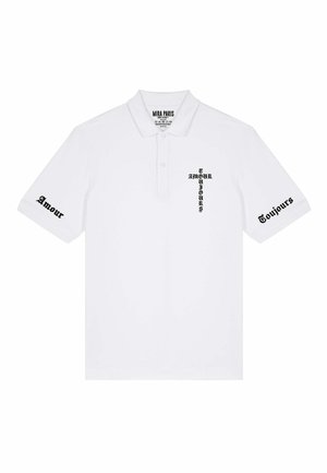 AMOUR TOUJOURS UNISEX   - Polo shirt - white