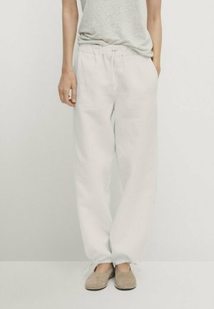 Stoffhose - white