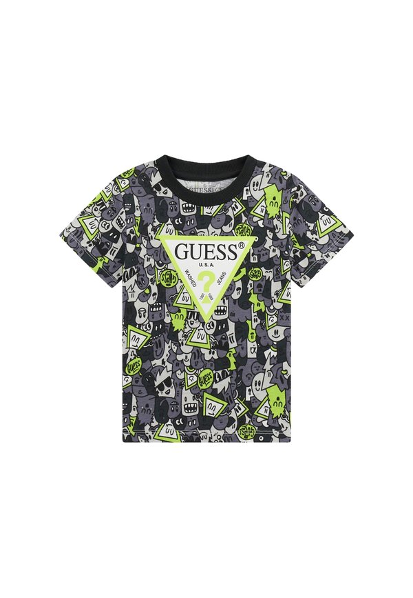 T-Shirt print - mehrfarbig schwarz