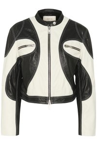 BIRKA - Veste en cuir - black