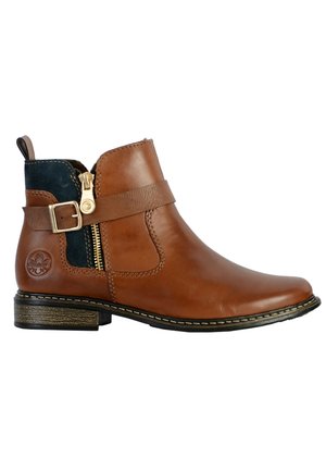 Bottines de cowboy / motard - marron