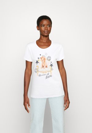 MODA - Triko s potiskem - white
