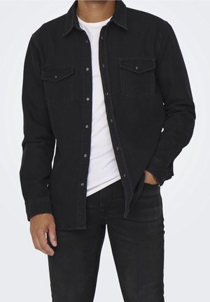 Overhemd - grey denim