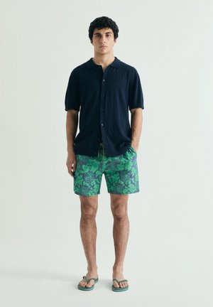 Scalpers, SCALPERS FLOWERS SWIMSUIT - Swimming shorts - green