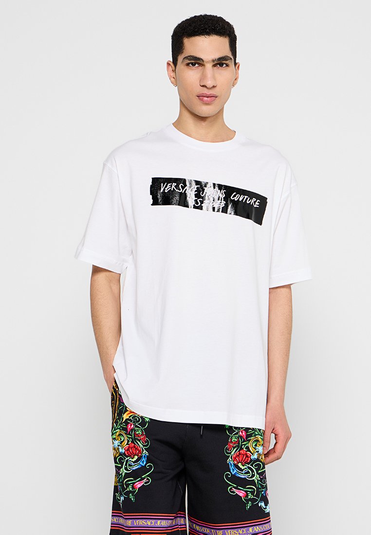 Versace Jeans Couture T-shirt print wit Versace Jeans Couture T-shirt print wit