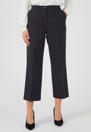 Damart LARGE LAINE BI STRETCH STATURES - Broek - anthracite chiné