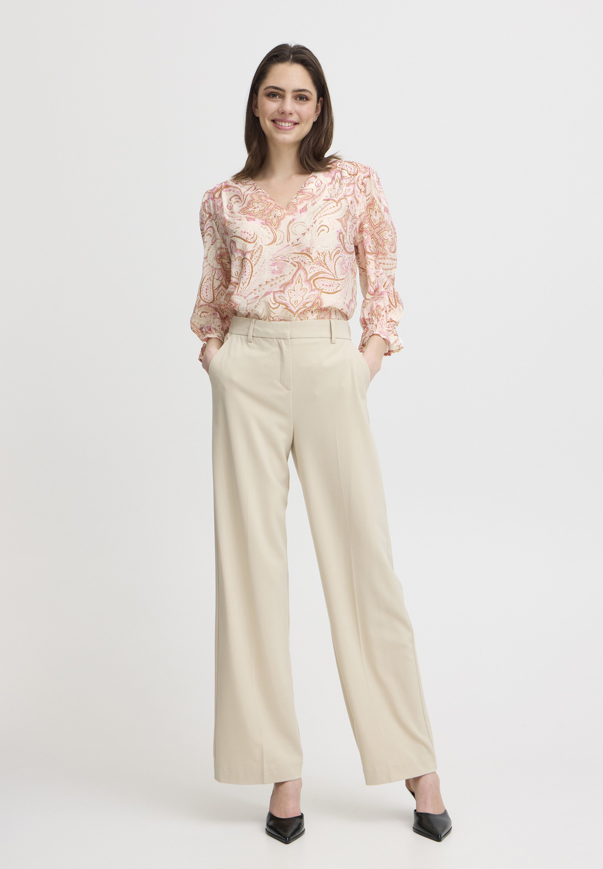 売れ筋商品|||ビーヤング シャツ レディース トップス BYFAIRYDAY - Blouse - super pink mix Fairytale Shirt | Pink Vichy - Nomad Concept Store
