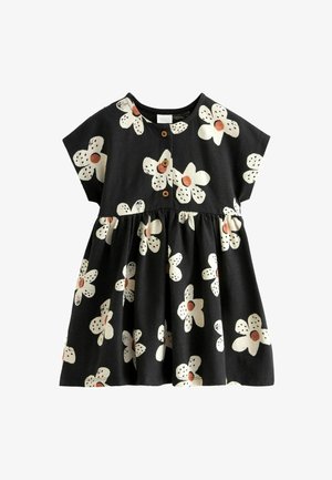 Next Džersio suknelė - black & white