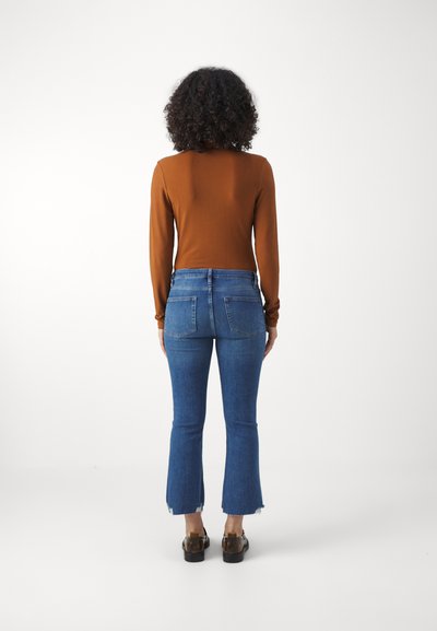 FRAME CROP MINI - Jeans straight leg - blue denim