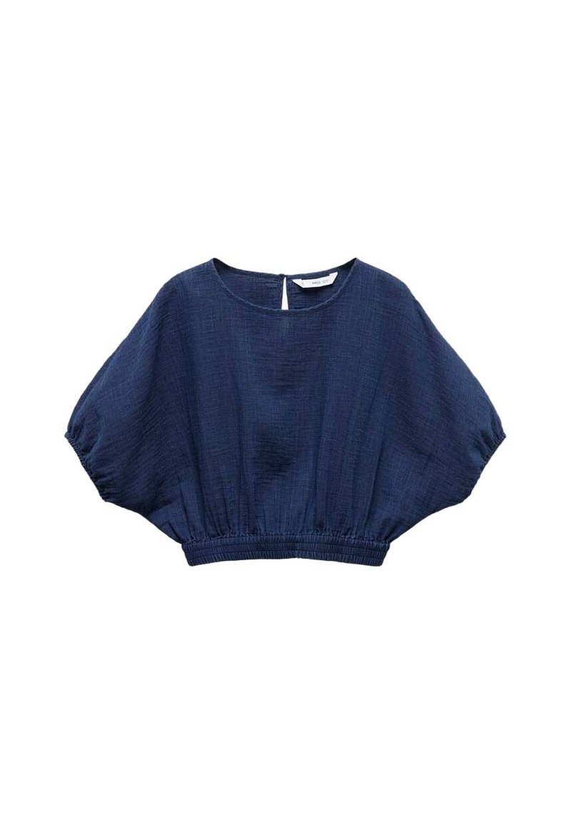 Mango Blouse donkerblauw