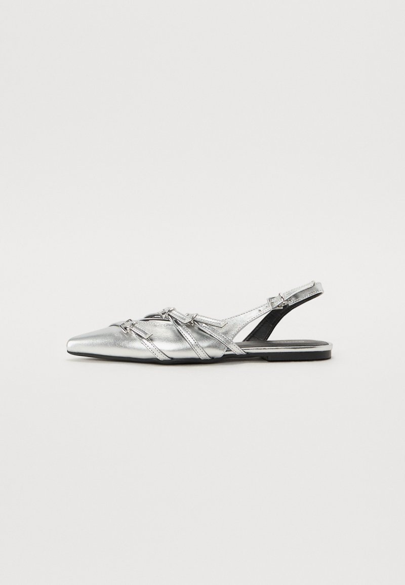 Even&Odd - NEW POINTY - Ballet pumps - silver, Enlarge