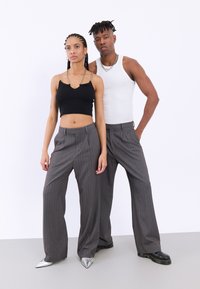 YOURTURN UNISEX - Hlače za odijelo - grey