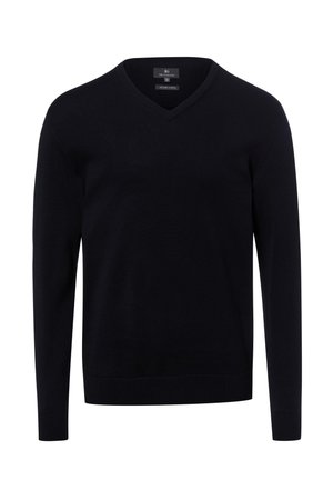 Nils Sundström, NILS SUNDSTRÖM PULLOVER - Strickpullover - marine