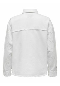 ONLY BRUSTTASCHEN - Jeansjacka - bright white