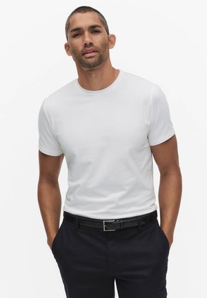 Bläck CORE SOLID O-NECK - T-shirt basic - white