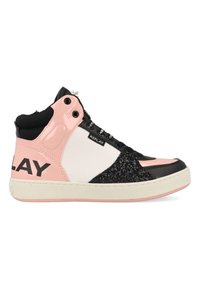 Replay High-top trainers - black white