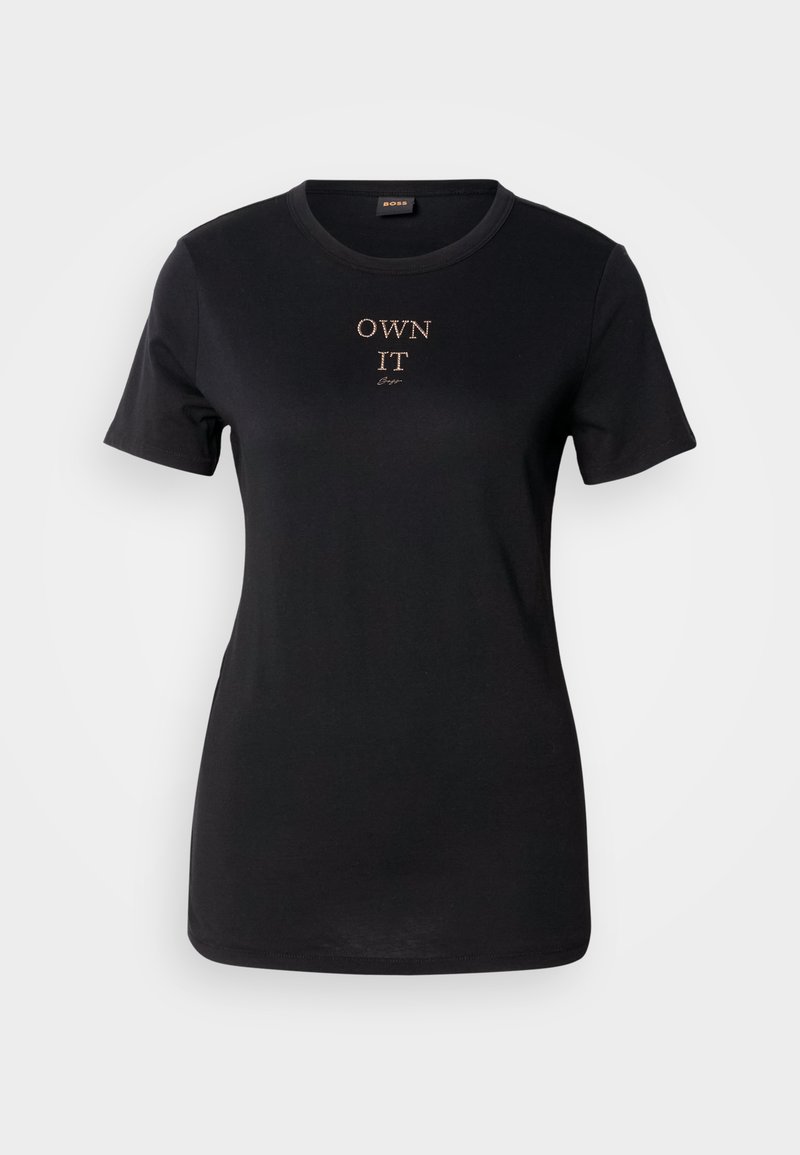 Boss T-shirt basic zwart