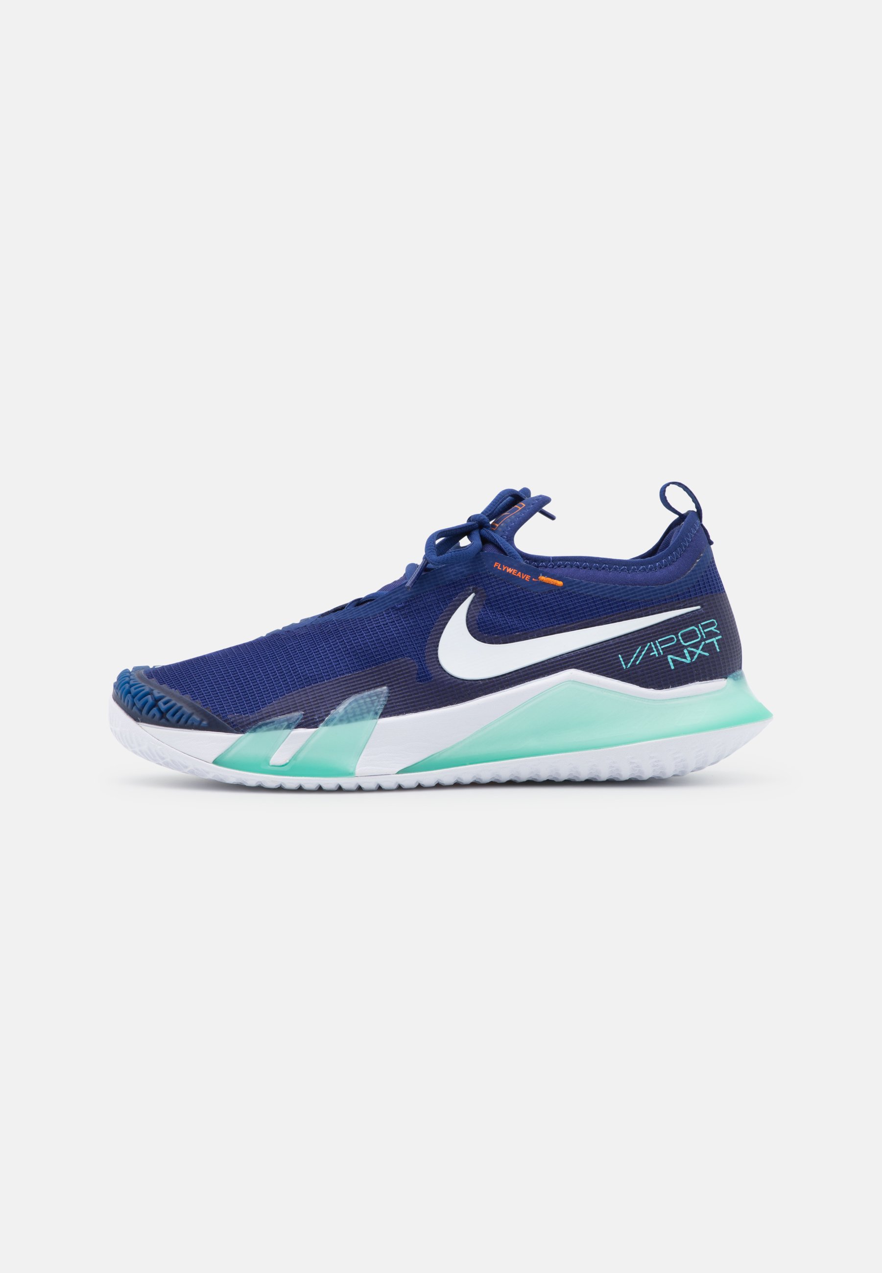 Nike Performance NIKECOURT REACT VAPOR NXT - Tennisschoenen voor alle  ondergronden - deep royal blue/white/dynamic turqoise/donkerblauw - Zalando .nl