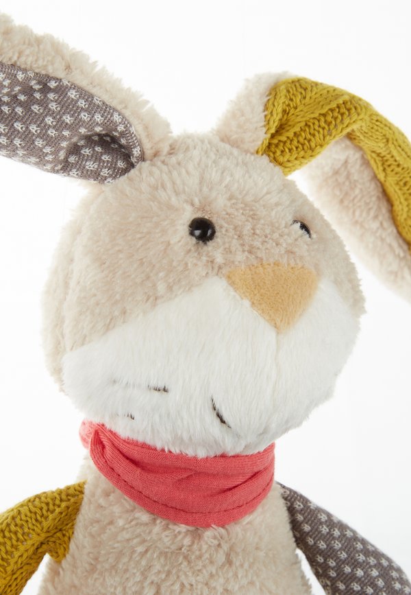 HASE PATCHWORK SWEETY – Kuscheltier – beige blau