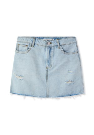 ROTTURE - Gonna a campana - var blu denim chiaro