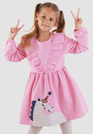 Denokids, BEKLEIDUNG GLITTER UNICORN XT - Jersey dress - pink cff-s