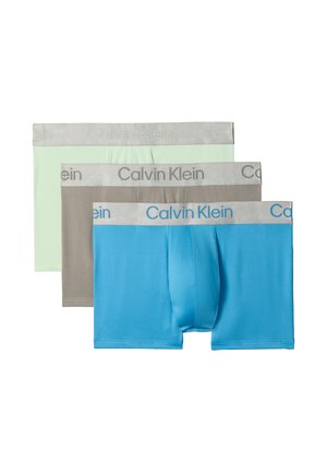3 PACK - MICRO STRETCH - Calzoncillos bóxer cortos - moon mist seafoam wave cendre