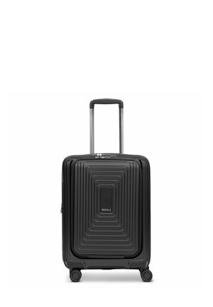ESSENTIALS KABINEN LAPTOPFACH MIT DEHNFALTE - Wheeled suitcase - black metallic