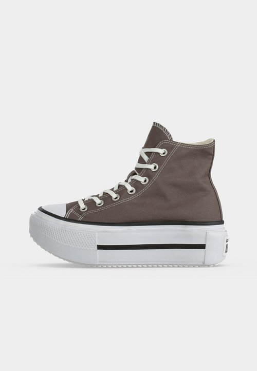 Converse CHUCK TAYLOR ALL STAR LIFT DOUBLE STACK PLATFORM - Zapatillas altas - pot hole plum/white/black — photo 2