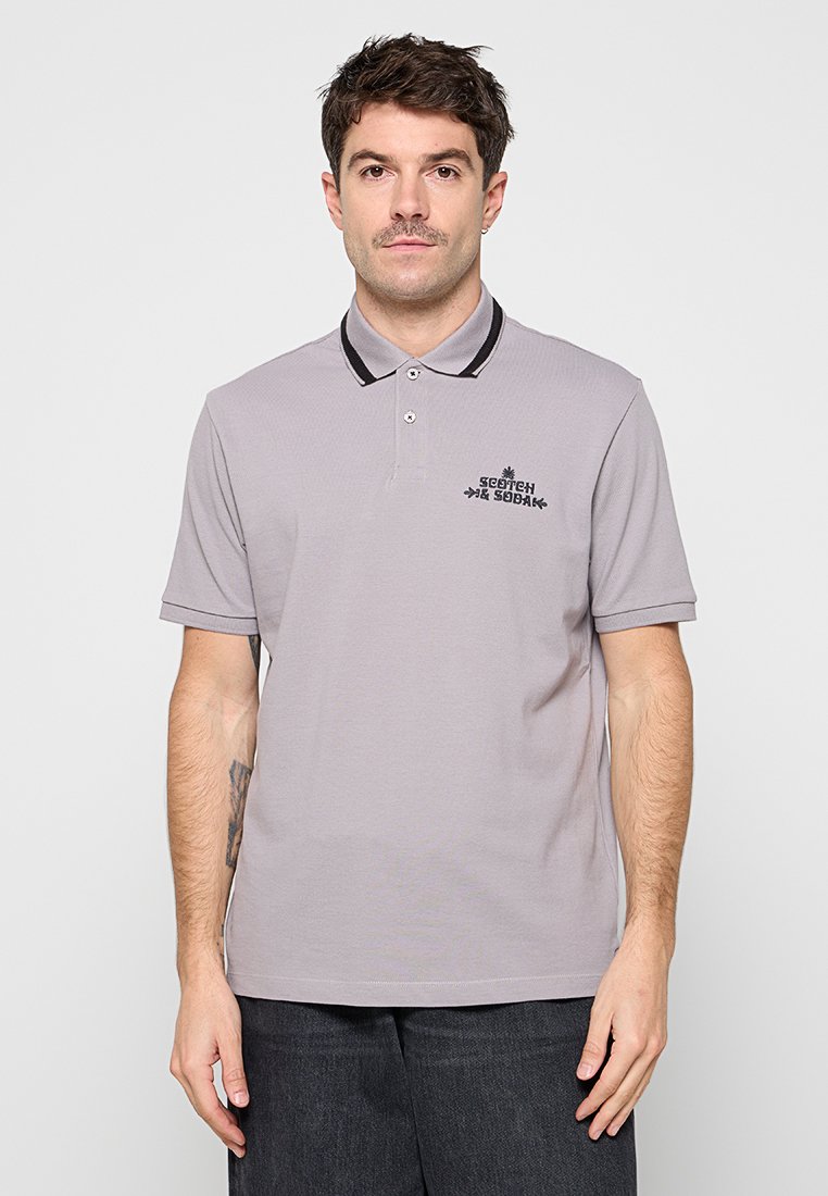 Scotch & Soda Poloshirt grijs