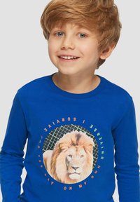 s.Oliver Langarmshirt - royalblau
