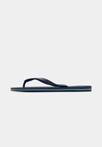 BRASIL LOGO UNISEX - T-bar sandals - navy blue