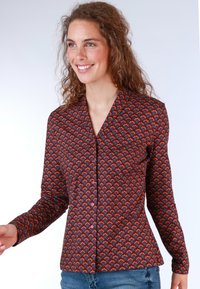 Lykka du Nord Hemdbluse - dark grape