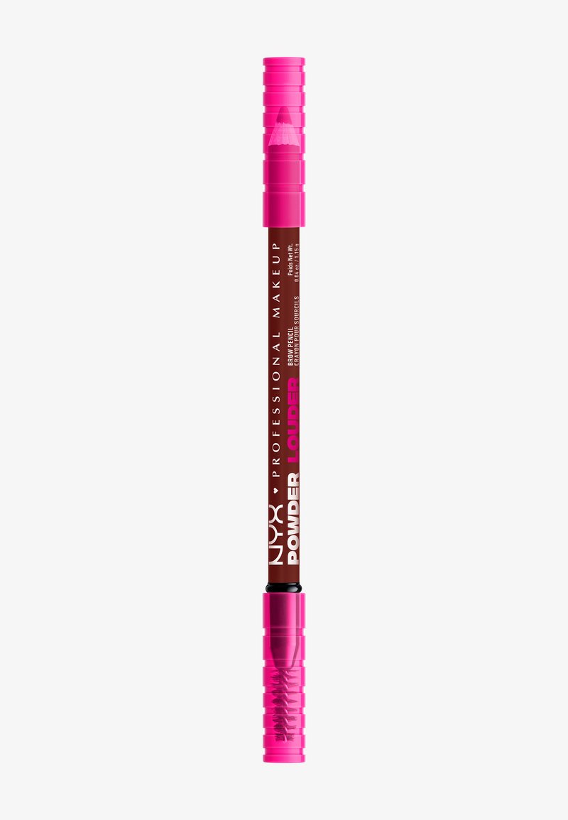 NYX Professional Makeup - POWDER LOUDER BROW PENCIL - Eyebrow pencil - 04 black cherry, Enlarge