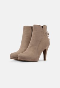 Anna Field Botines de tacón - taupe