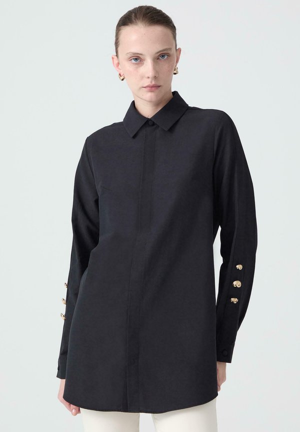 WITH METAL BUTTON - Hemdbluse