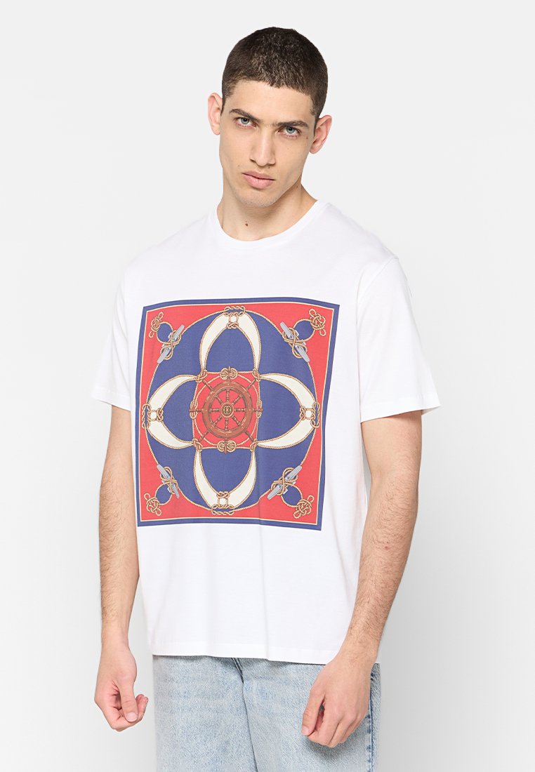 Bally T-shirt print wit Bally T-shirt print wit