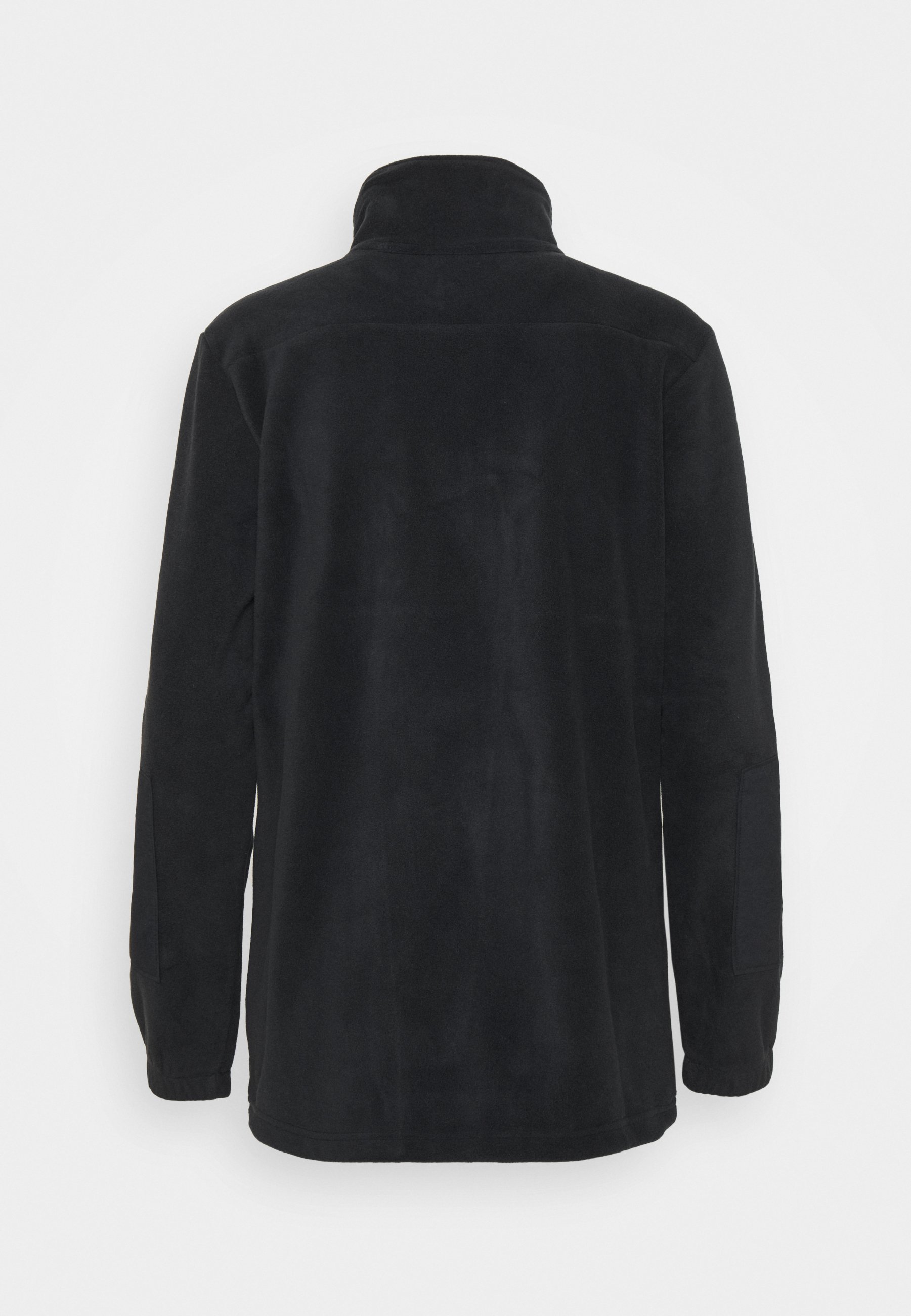 black fuzzy columbia jacket