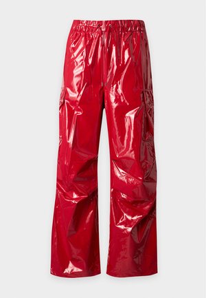 Rains, POCKET RAIN PANTS WIDE W3 - Карго панталони - red gloss