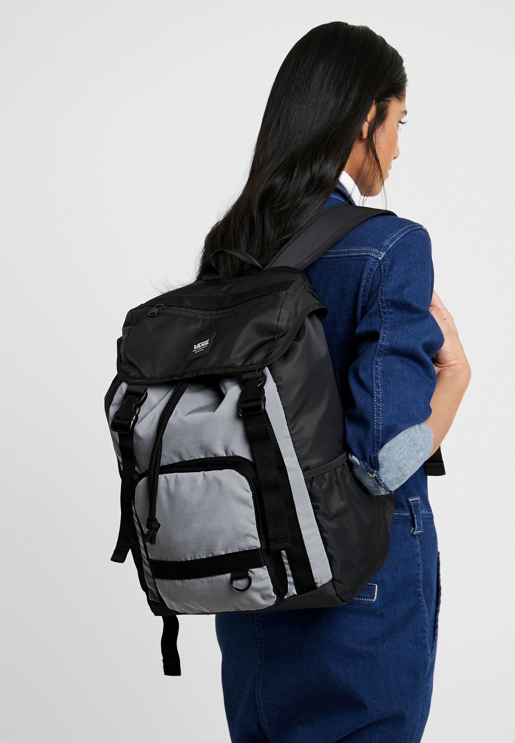 Vans RANGER BACKPACK - Zaino - silver/black/argento - Zalando.it