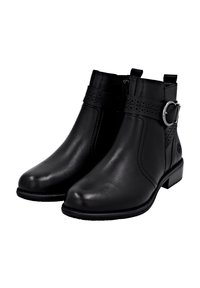 Remonte Bottines de cowboy / motard - schwarz