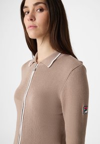Fila APPAREL SIMONTE FULL-ZIP - Neuletakki - taupe gray