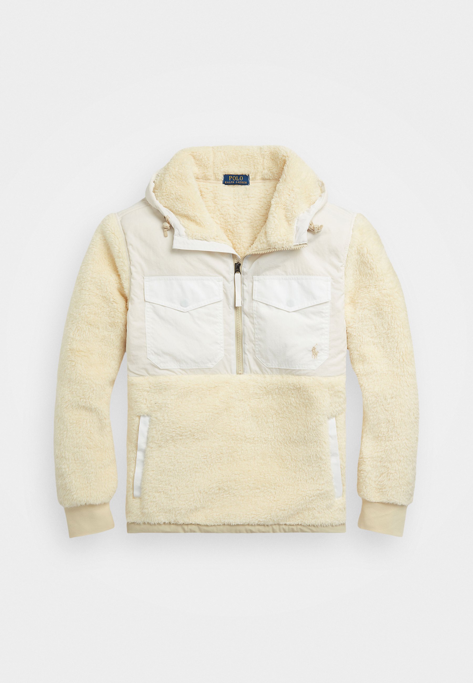 Hybrid Fleece Jacket Cream Ralph Lauren Jacket Sites