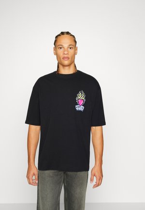 UNISEX - Printtipaita - black