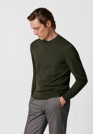 PROFUOMO, PROFUOMO PULLOVER CREW-NECK - Jumper - dark green