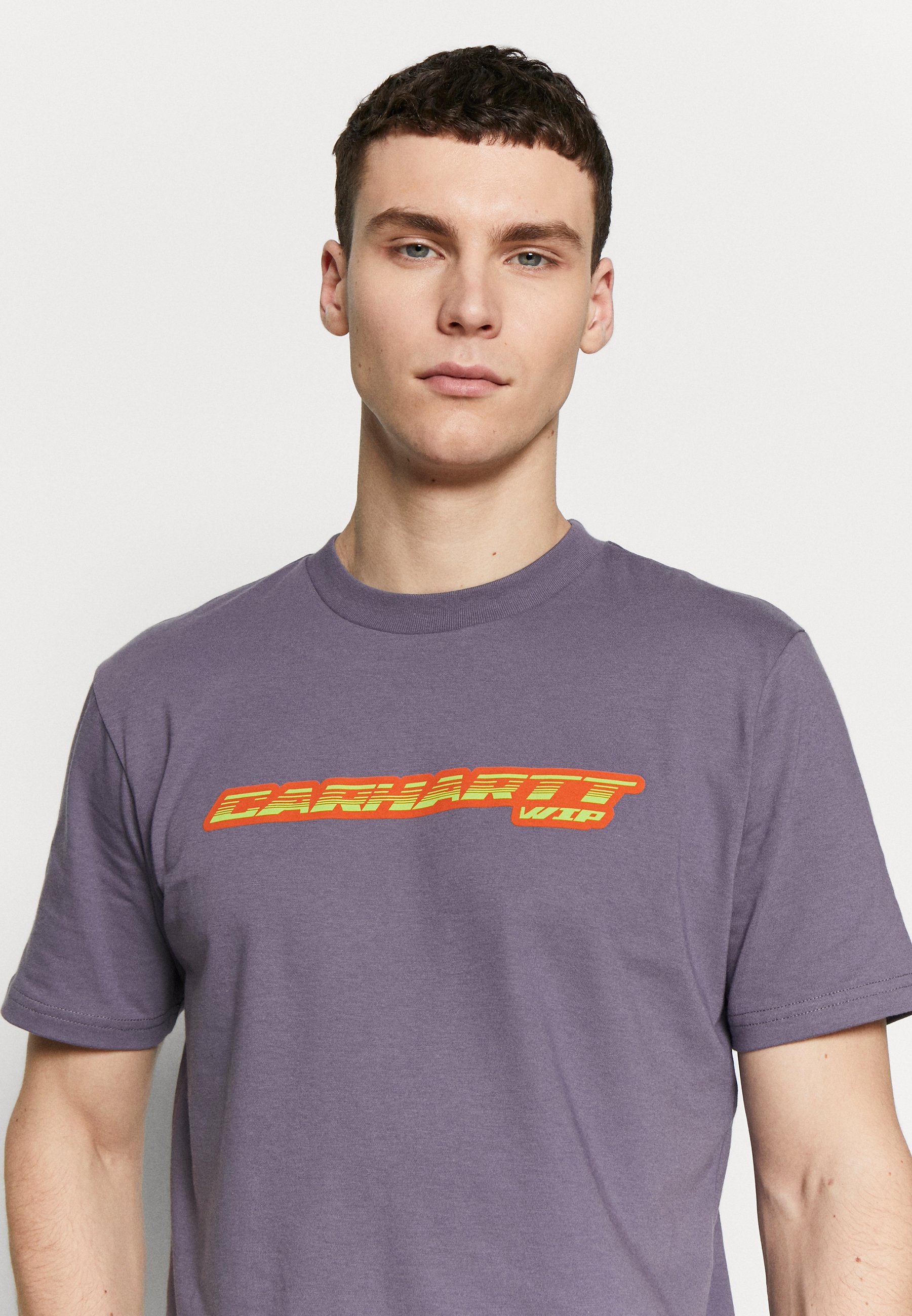 Carhartt WIP SPORT SCRIPT T shirts med print decent Carhartt WIP SWIM - T-shirts med print - azzuro/fresco