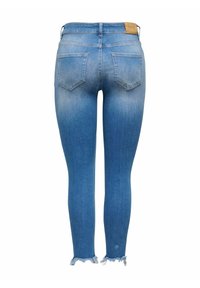 ONLY SKINNY JEANS ONLBLUSH MITTLERE TAILLE SKINNY FIT KNÖCHELLANG JEANS - Jean slim - medium blue denim