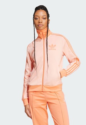 CLASSIC - Sweater met rits - glow pink