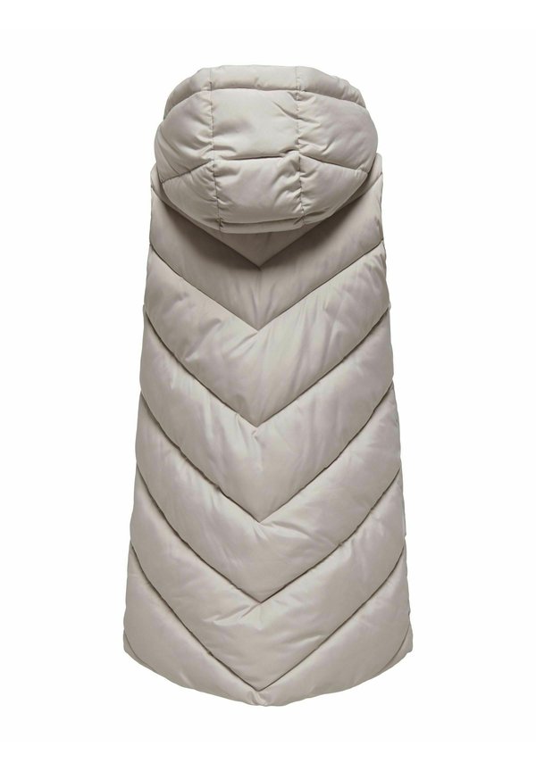 JDYSKYLAR PADDED HOOD - Waistcoat - chateau gray4