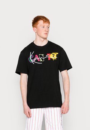 SIGNATURE PRINT TEE UNISEX - Print T-shirt - black