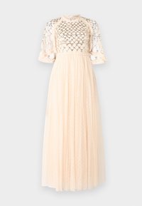 HEART BODICE CAPE GOWN - Galajurk - dust beige